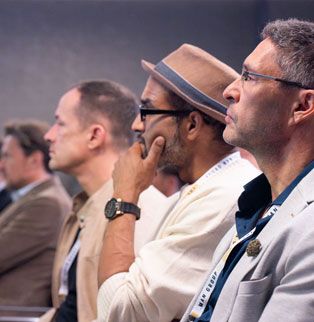 Talman House Group Events Audience listening attentively to the speaker