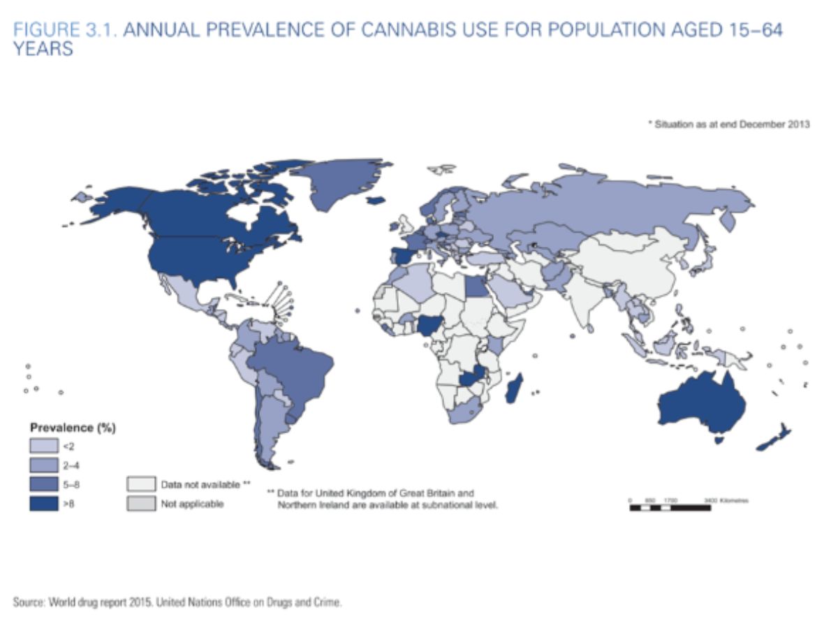 Cannabis Use By Nation
