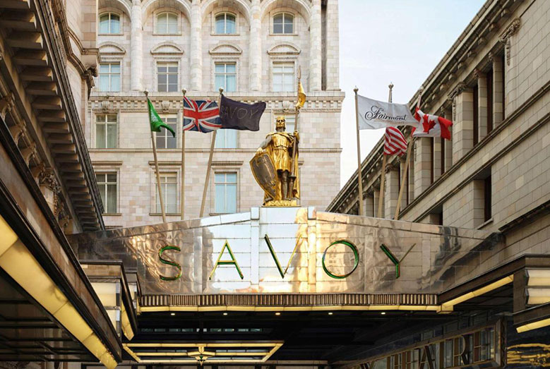 The Savoy Hotel in London