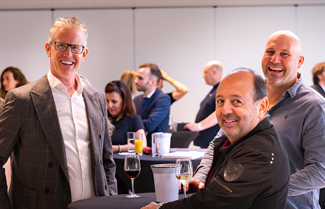 Talman House mingling