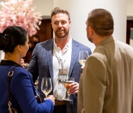 mingling at the Talman House